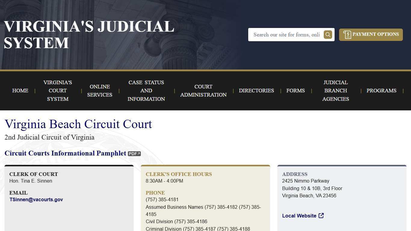 Virginia Beach Circuit Court | Virginia Court System