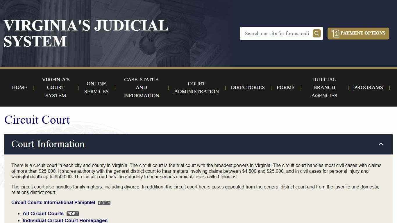 Circuit Court | Virginia Court System