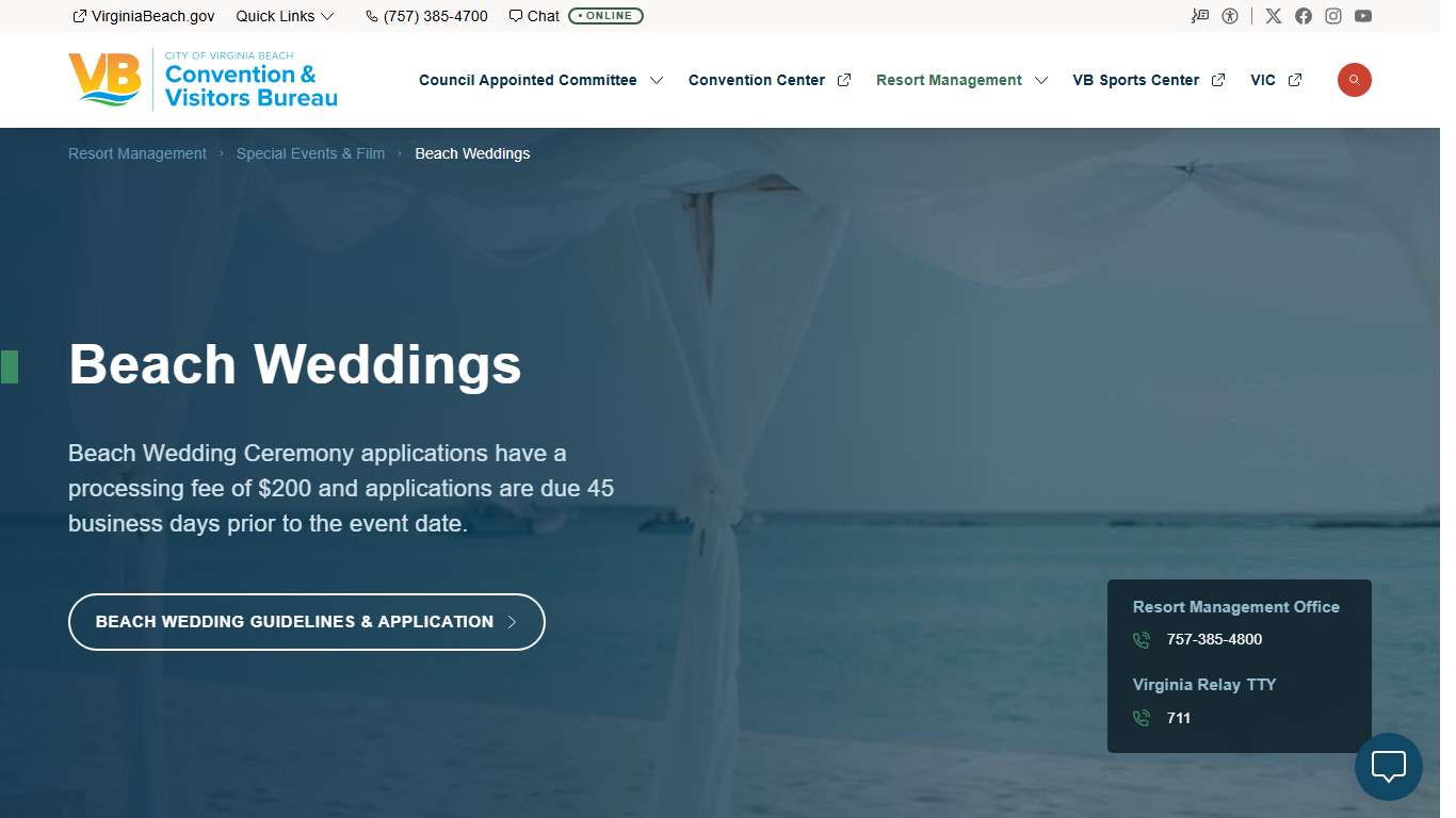 Beach Weddings | City of Virginia Beach